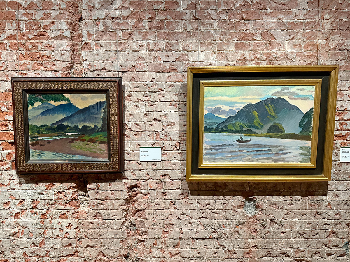 東京ステーションギャラリー「小林徳三郎」会場より　第4章「彼の日常、彼の日本」　4-1「療養を経て　洋画家が描く日本的世界」