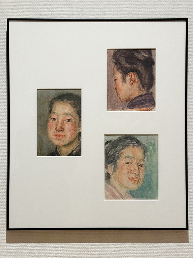 東京ステーションギャラリー「小林徳三郎」会場より　1章「洋画家を目指して」　1-1「初期の作品」