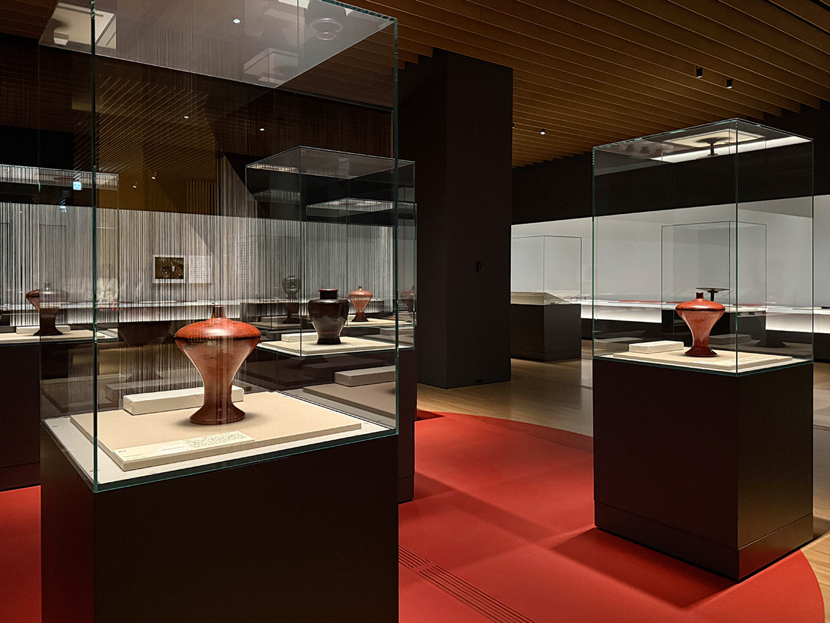 第1章「根来の源泉」 サントリー美術館「NEGORO 根來 ー 赤と黒のうるし」