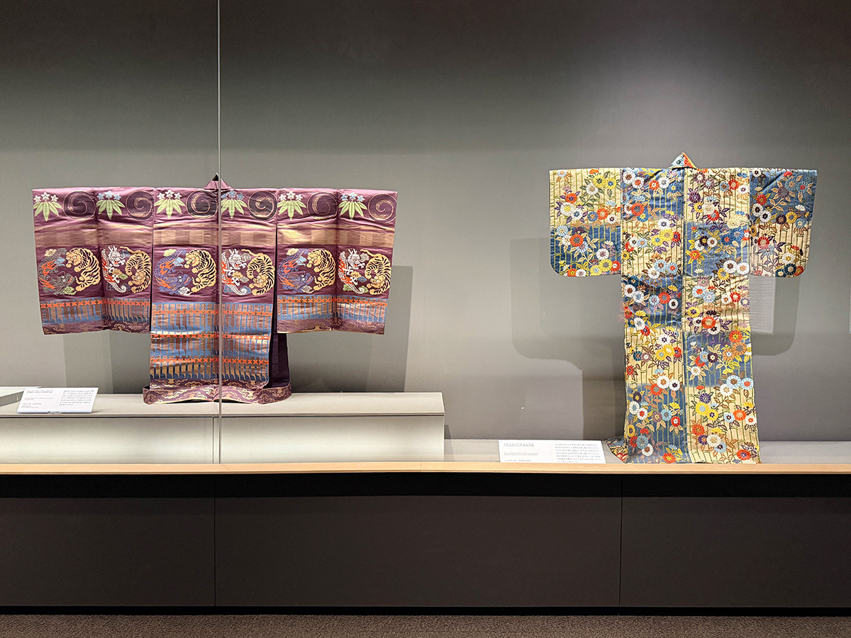 泉屋博古館東京「もてなす美 ― 能と茶のつどい」会場より　第2章　もてなす「能」 ― 住友家の演能と大西亮太郎ゆかりの能道具