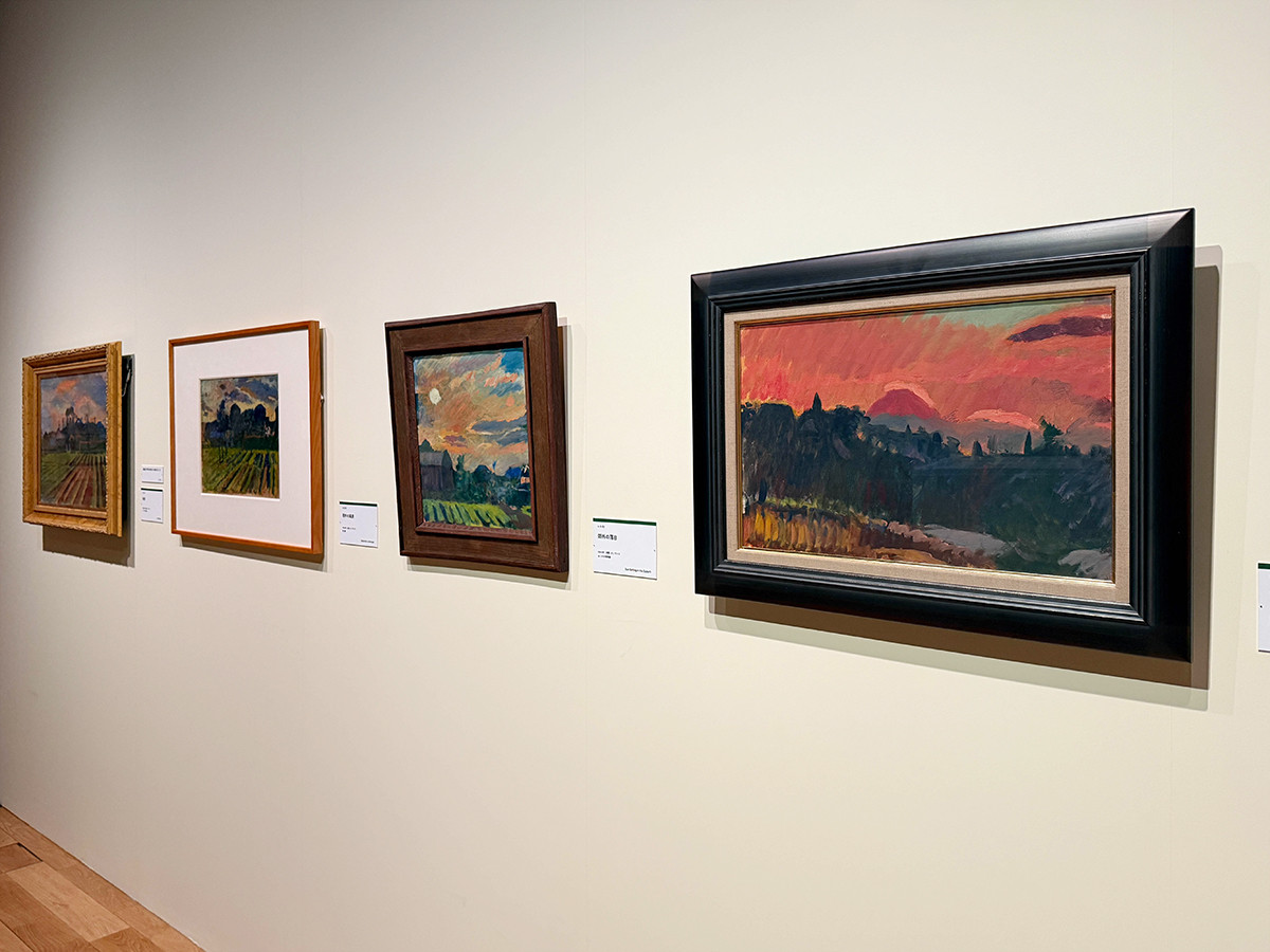 東京ステーションギャラリー「小林徳三郎」会場より　第4章「彼の日常、彼の日本」　4-3「終焉の地　豊島」