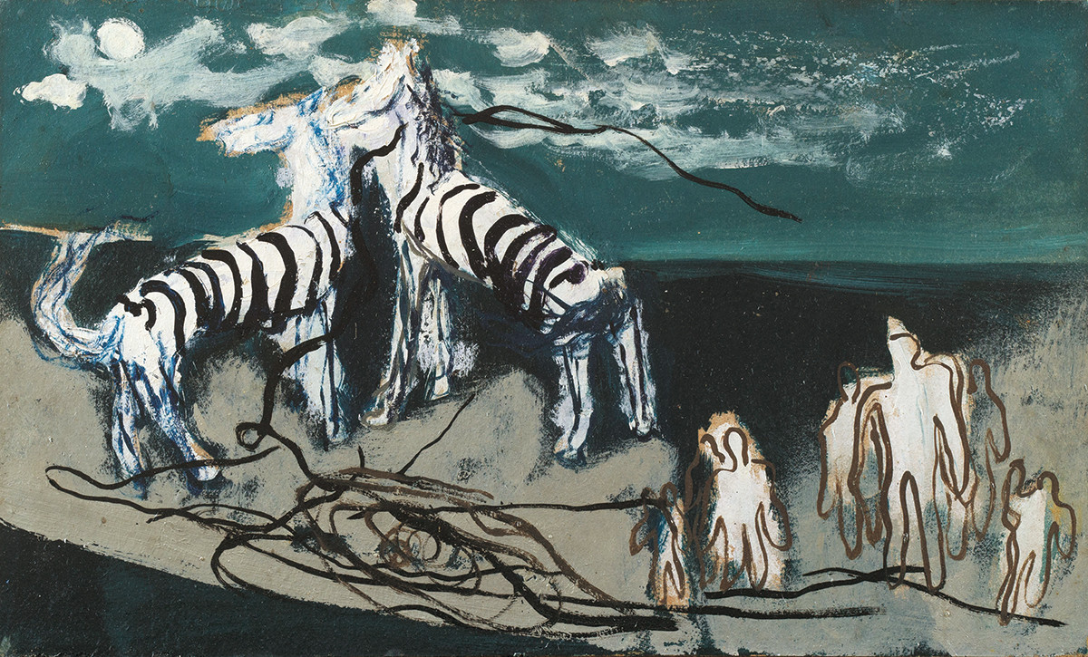 《月夜の縞馬》