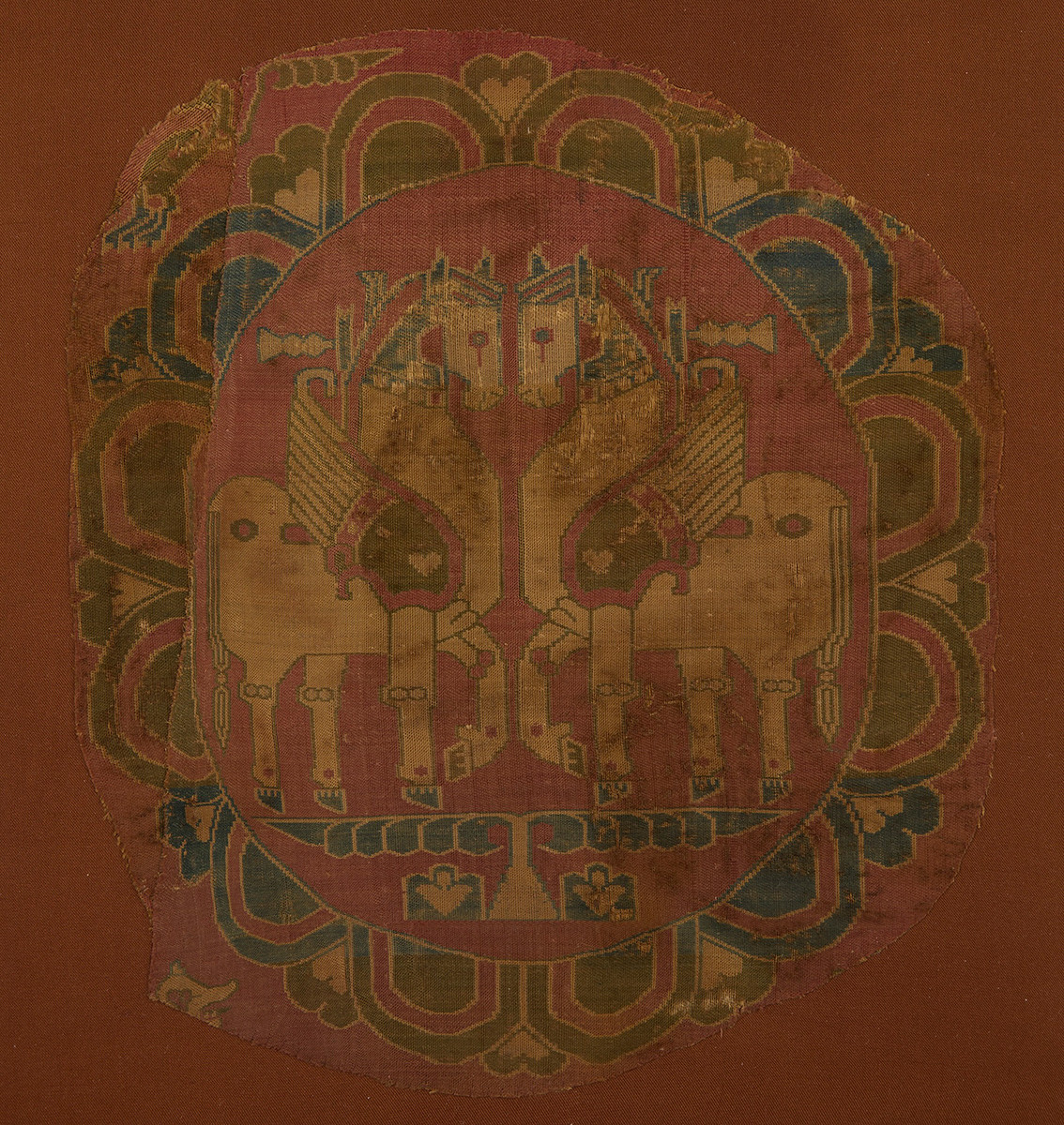 《天馬文緯錦（ソグド錦）》