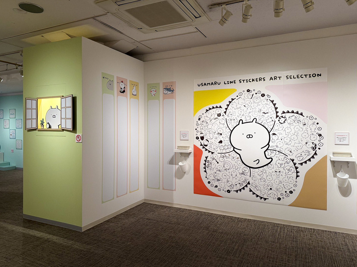 松屋銀座「うさまる展」会場