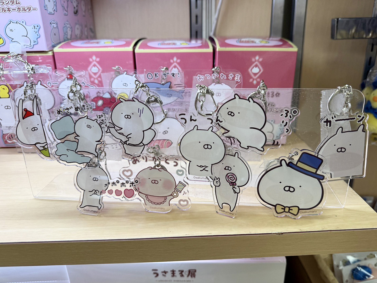 ランダムアクリルキーチェーン