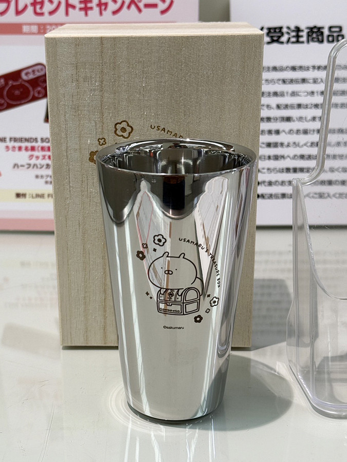 【会場受注商品】木箱入り燕三条ステンレスタンブラー
