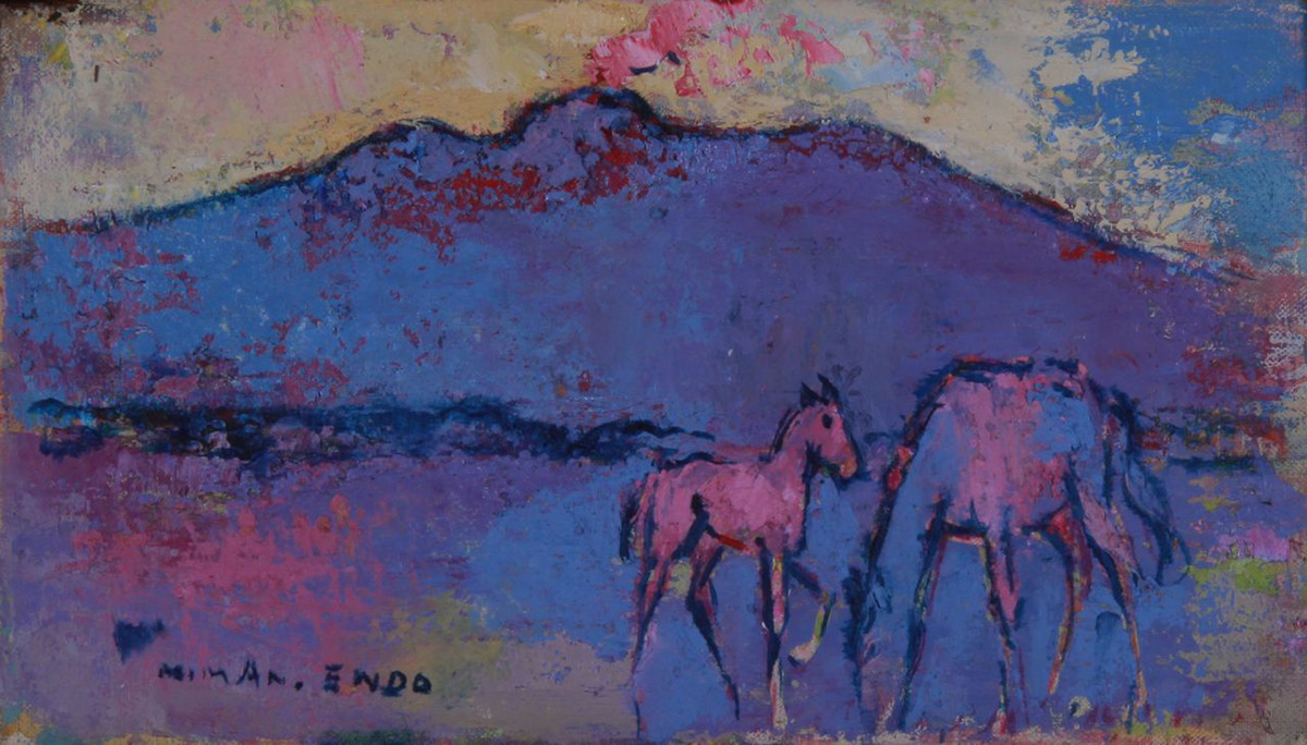 《藍の親馬仔馬》