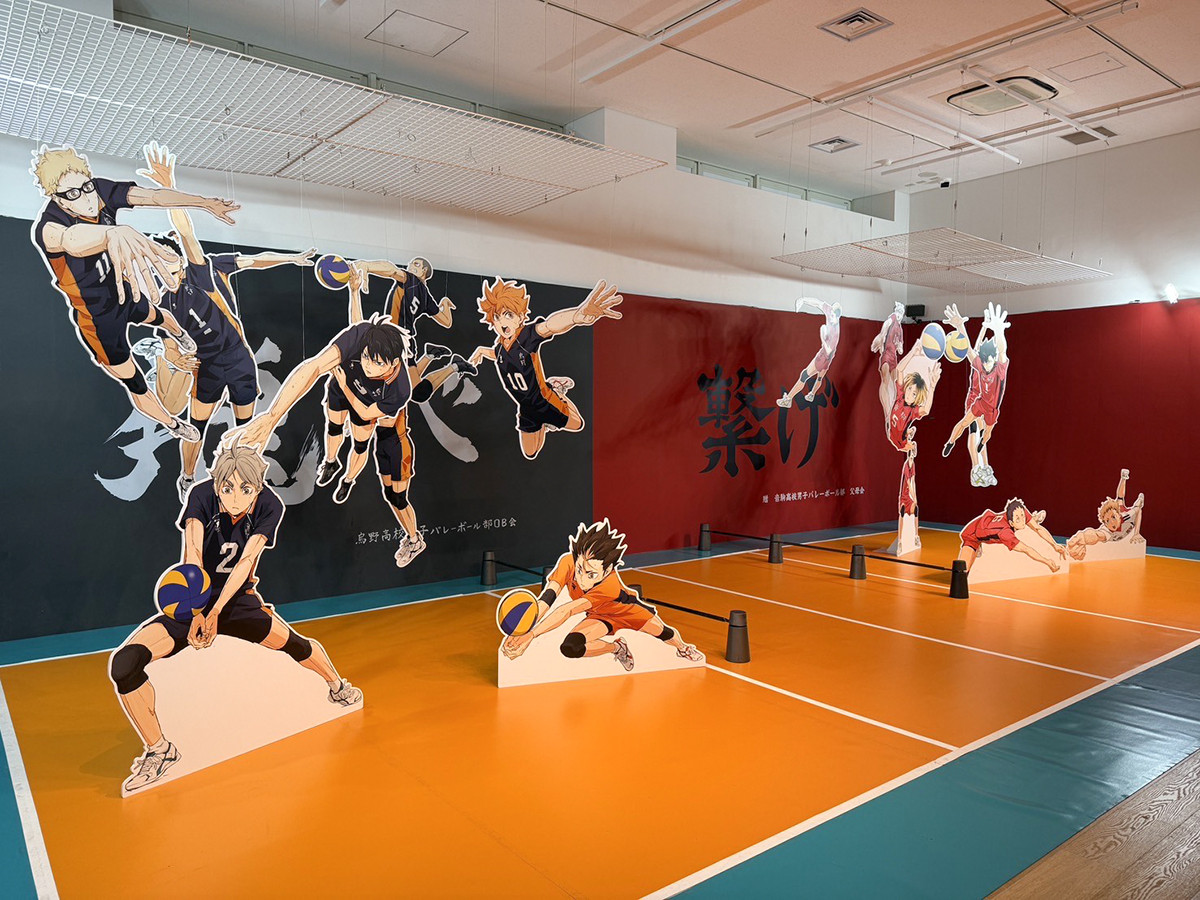 六本木ミュージアム　『劇場版ハイキュー!! ゴミ捨て場の決戦』展　会場