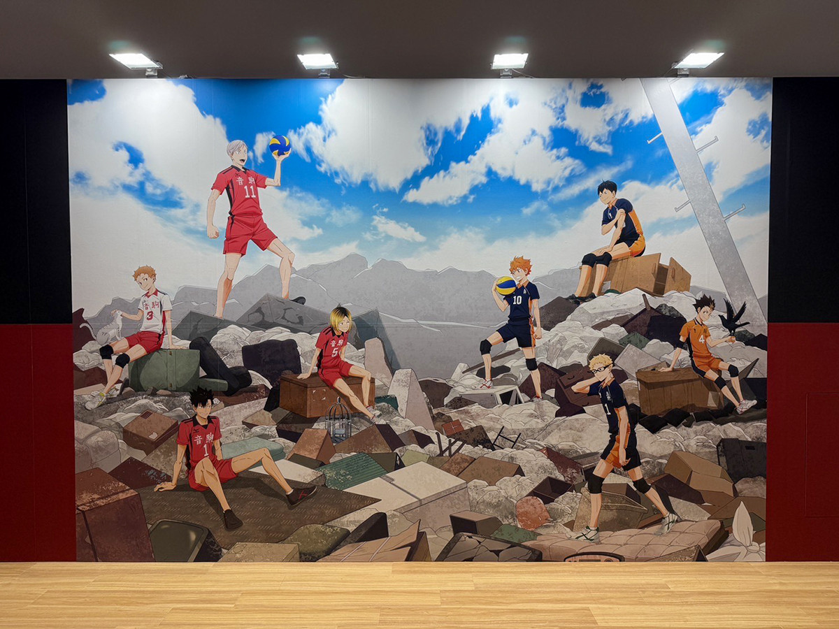 六本木ミュージアム　『劇場版ハイキュー!! ゴミ捨て場の決戦』展　会場