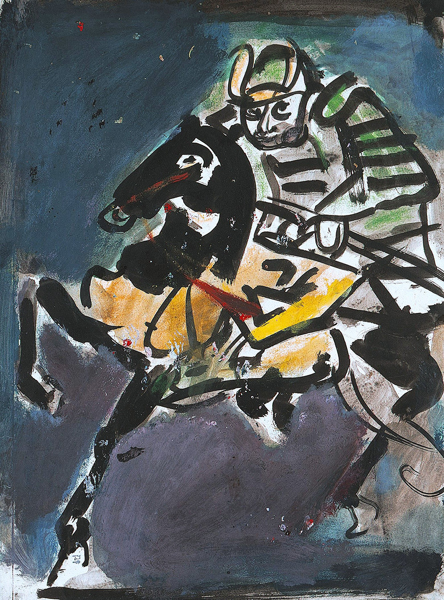 《日本の武士（武者絵）》