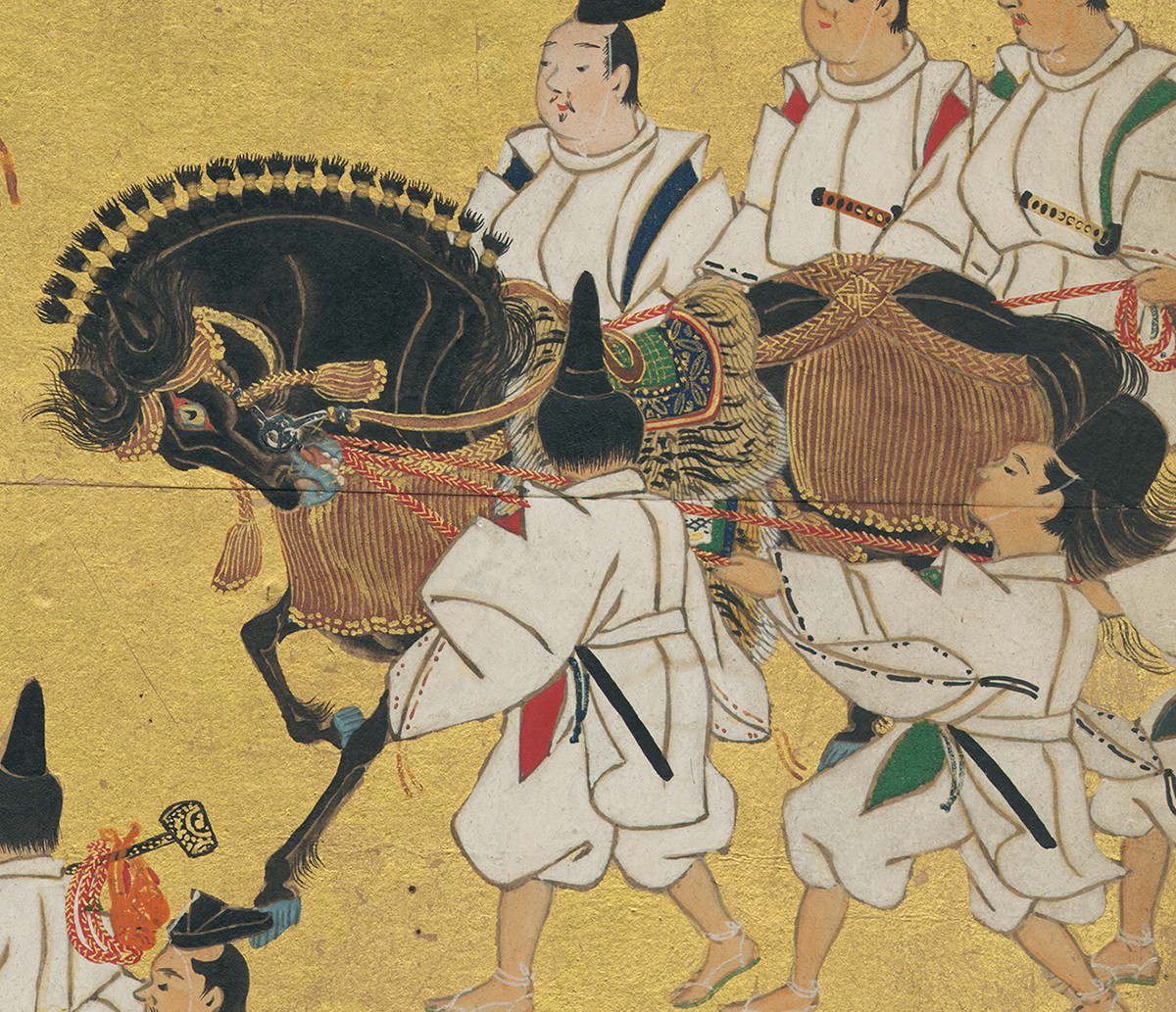 《二条城行幸図屏風》