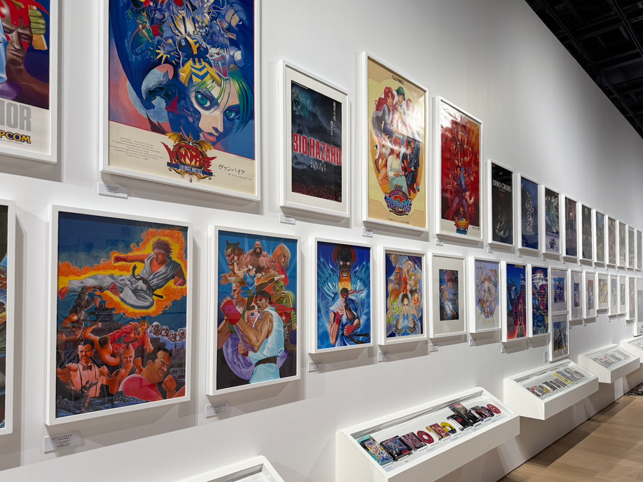 CREATIVE MUSEUM TOKYO「大カプコン展 ―世界を魅了するゲームクリエイション」会場