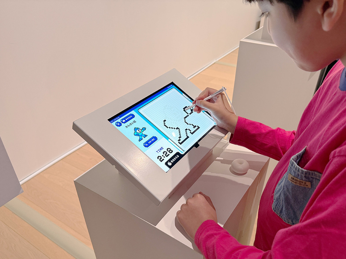 CREATIVE MUSEUM TOKYO「大カプコン展 ―世界を魅了するゲームクリエイション」会場より　ROUND 2「テクノロジーとアイデアの進化」　カプコンピクセルラボ