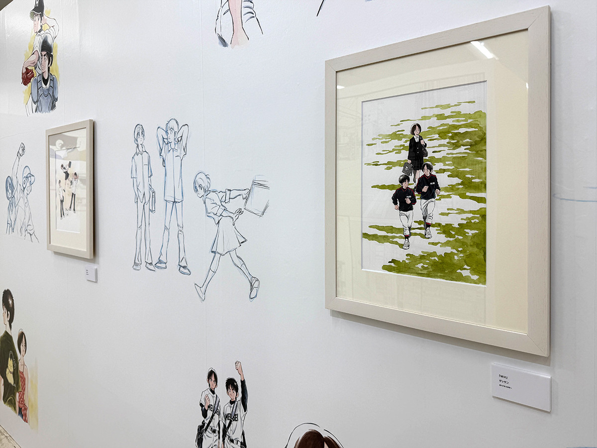 池袋・サンシャインシティ 展示ホールC「あだち充展」『MIX』展示風景