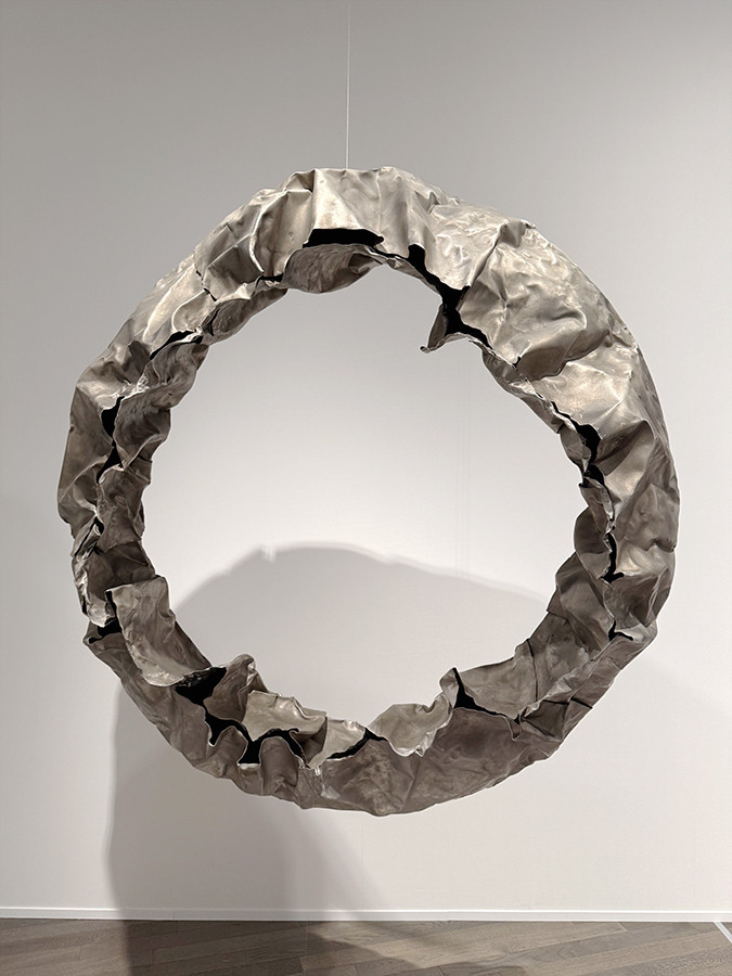 東京国立近代美術館「アンチ・アクション　彼女たち、それぞれの応答と挑戦」会場より　多田美波《周波数37303030MC》1963年　東京国立近代美術館