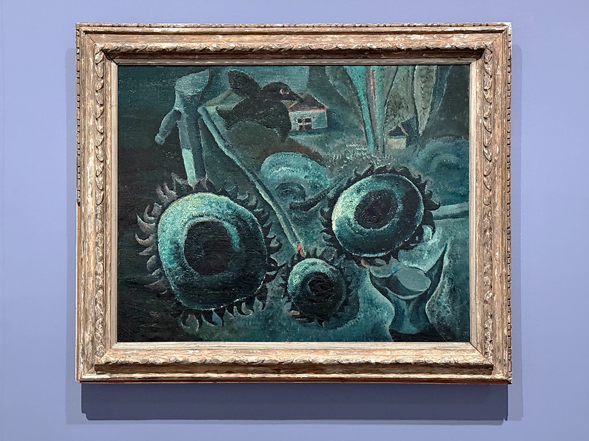 SOMPO美術館「モダンアートの街・新宿」会場より　寺田政明《ひまわり》1950年　板橋区立美術館