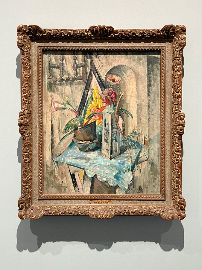 SOMPO美術館「モダンアートの街・新宿」会場より　中村彝《カルピスの包み紙のある静物》1923年　茨城県近代美術館