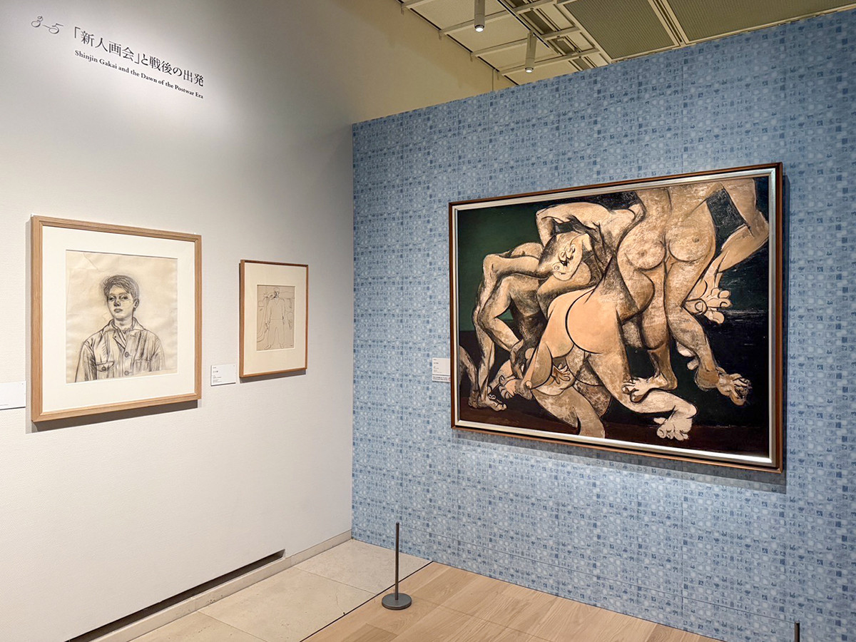 パナソニック汐留美術館「美しいユートピア 理想の地を夢みた近代日本の群像」会場