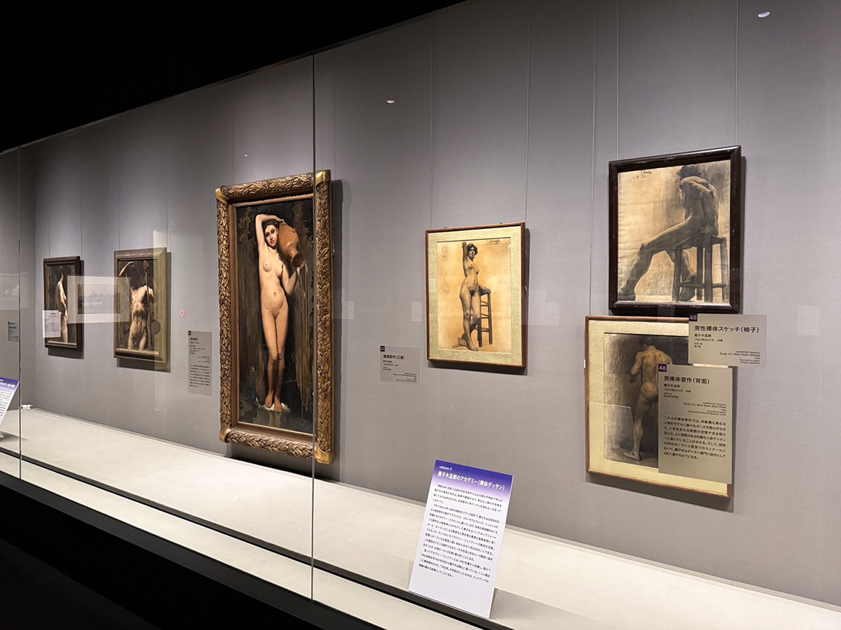 泉屋博古館東京「生誕151年からの鹿子木孟郎 ― 不倒の油画道」会場