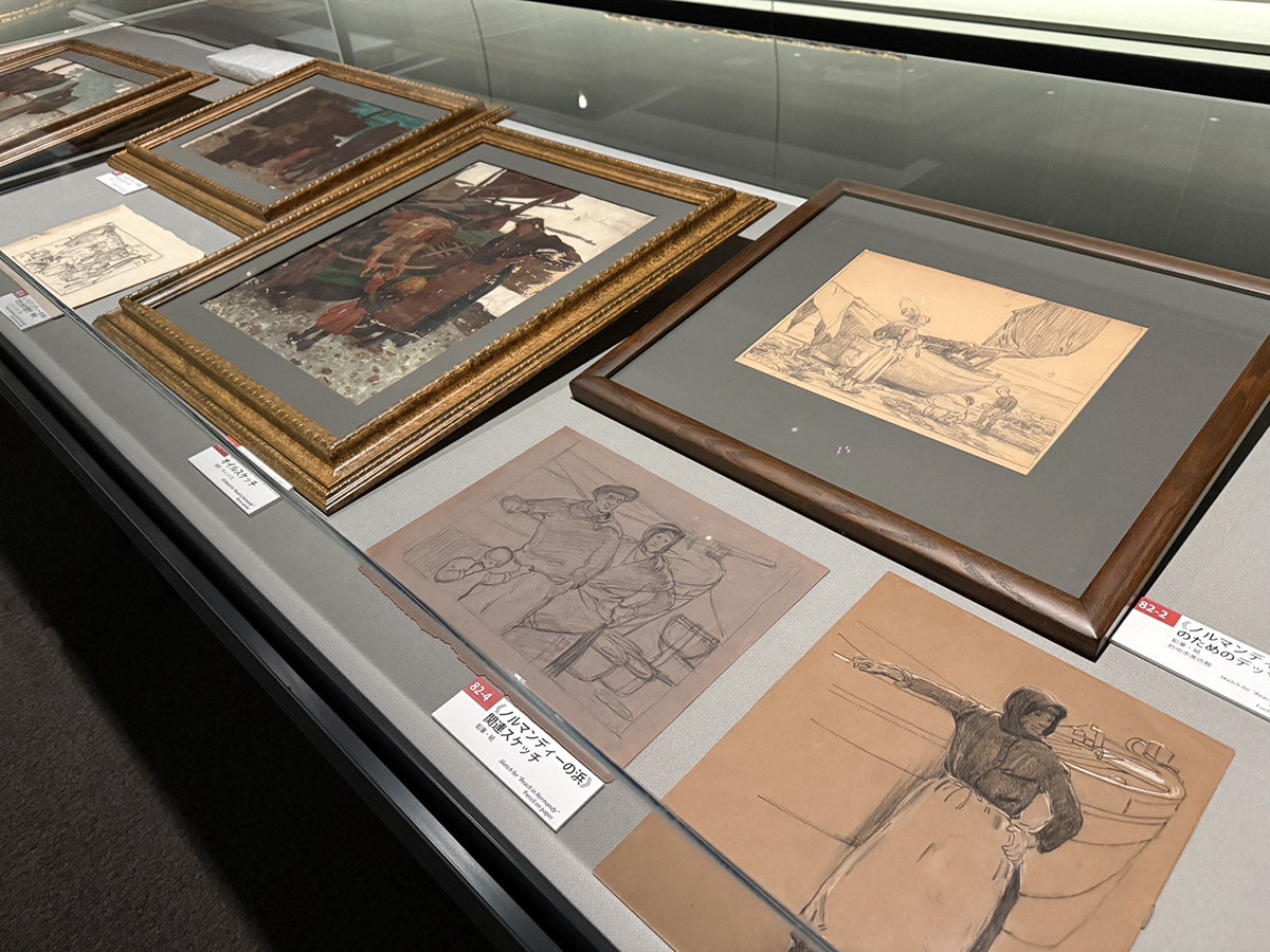 泉屋博古館東京「生誕151年からの鹿子木孟郎 ― 不倒の油画道」会場