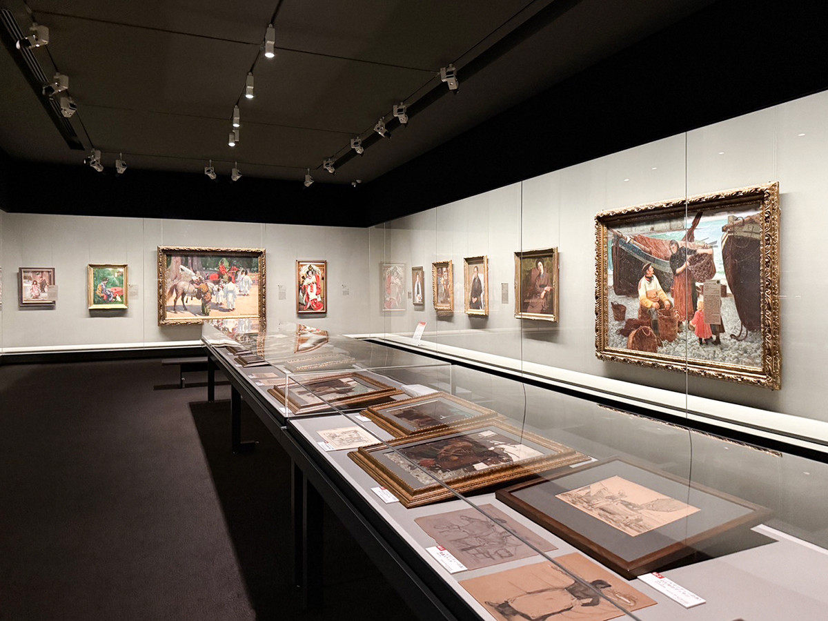 泉屋博古館東京「生誕151年からの鹿子木孟郎 ― 不倒の油画道」会場