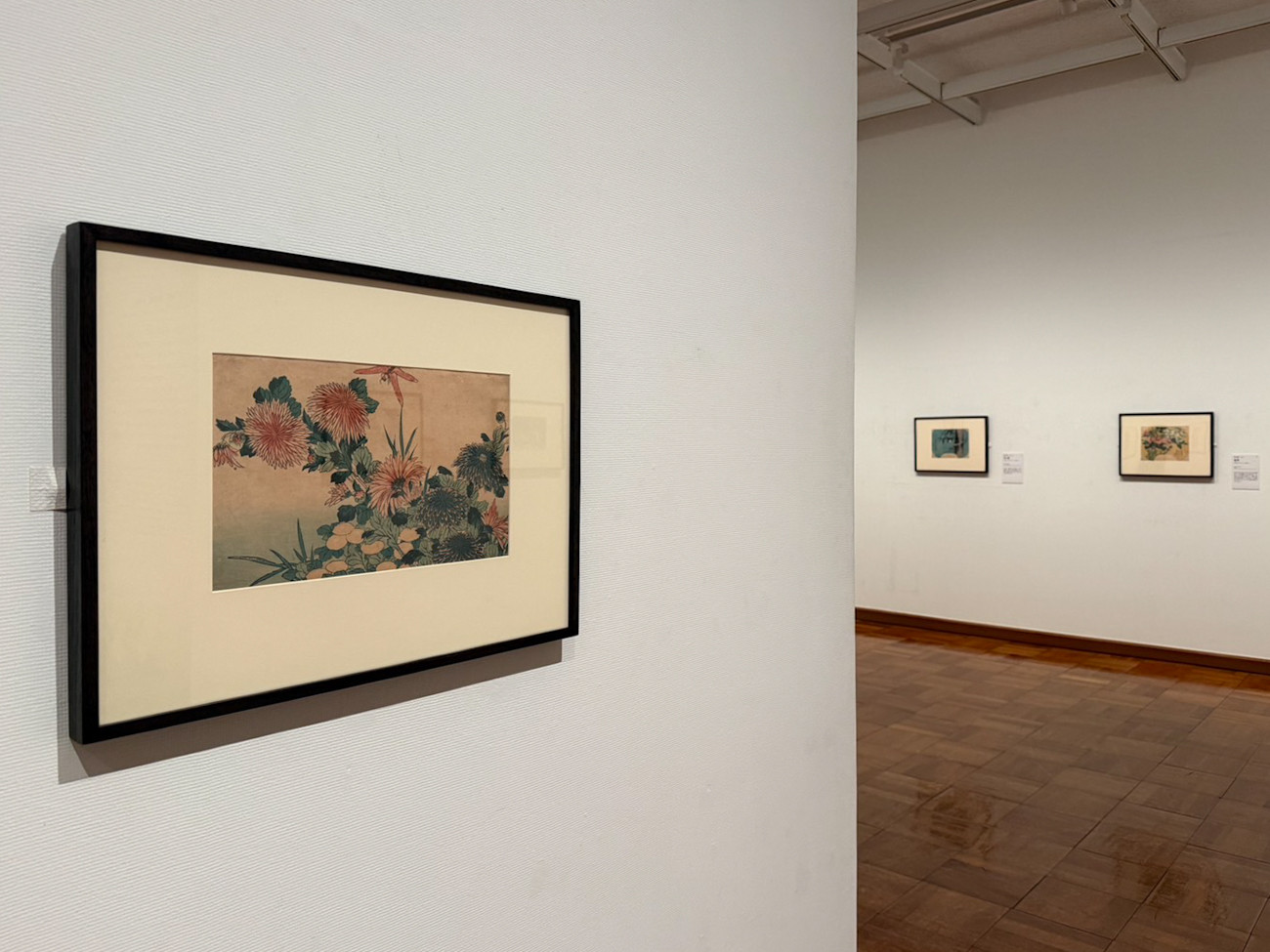 千葉市美術館「ロックフェラー・コレクション花鳥版画展　北斎、広重を中心に」会場