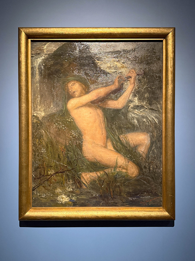 アーンシュト・ヨーセフソン《水の精(ネッケン)》1882年 スウェーデン国立美術館蔵