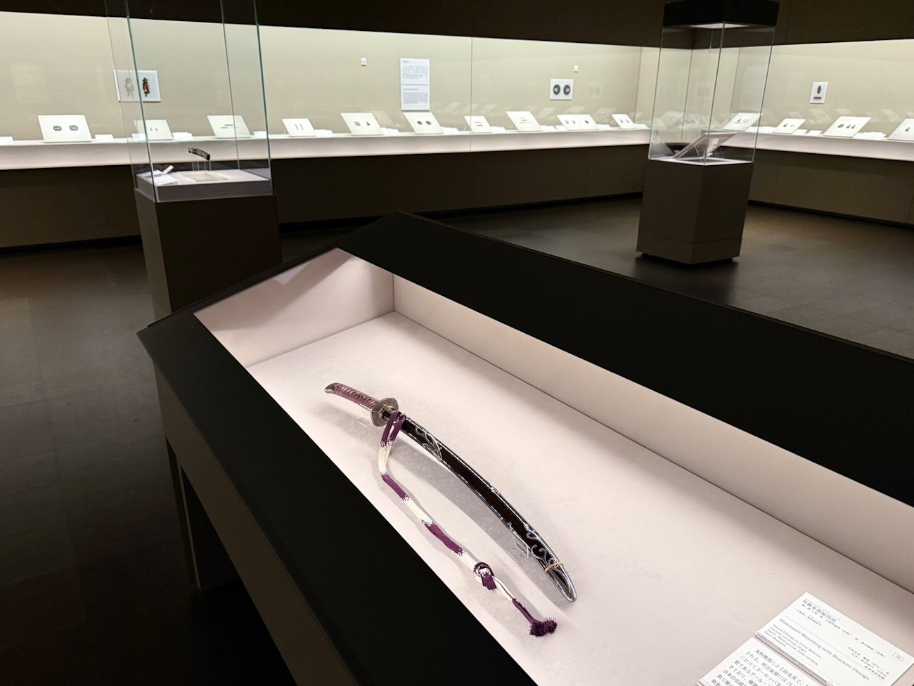 根津美術館「英姿颯爽 ― 根津美術館の武器・武具 ―」会場