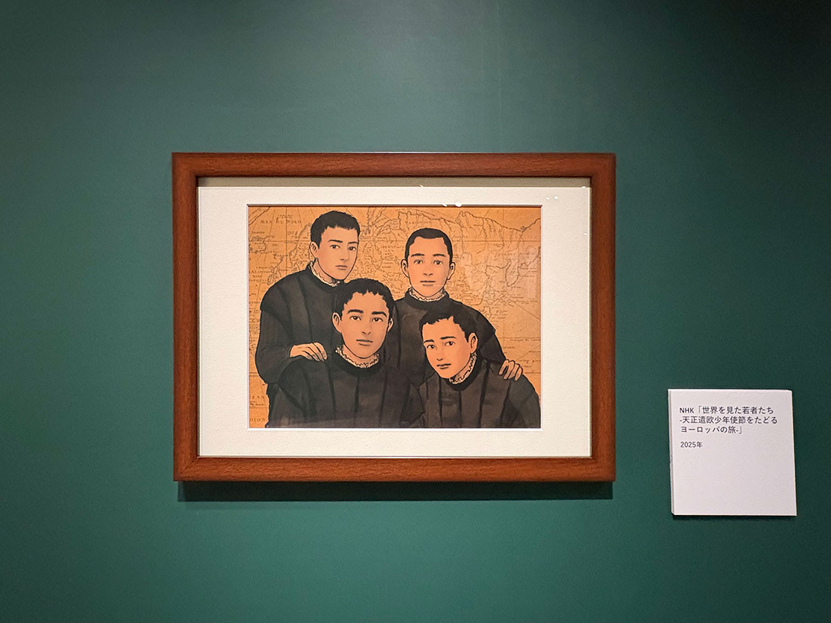 （NHK「世界を見た若者たち－天正遣欧少年使節をたどるヨーロッパの旅－」）
