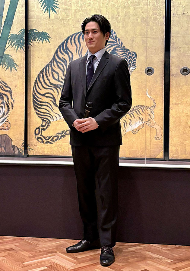 特別展「妙心寺 禅の継承」 音声ガイドナビゲーター・中村隼人さん