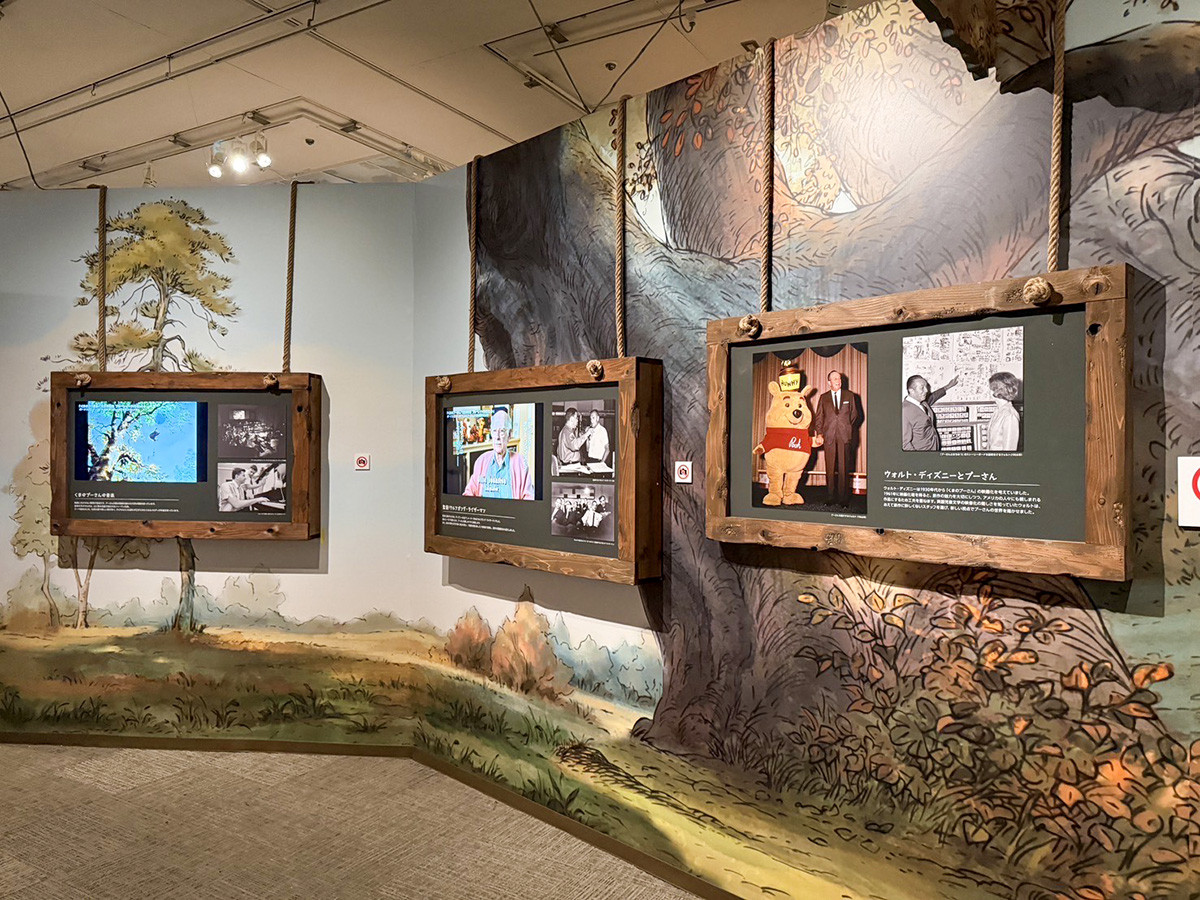 松屋銀座「原作デビュー100周年記念 くまのプーさん展」会場