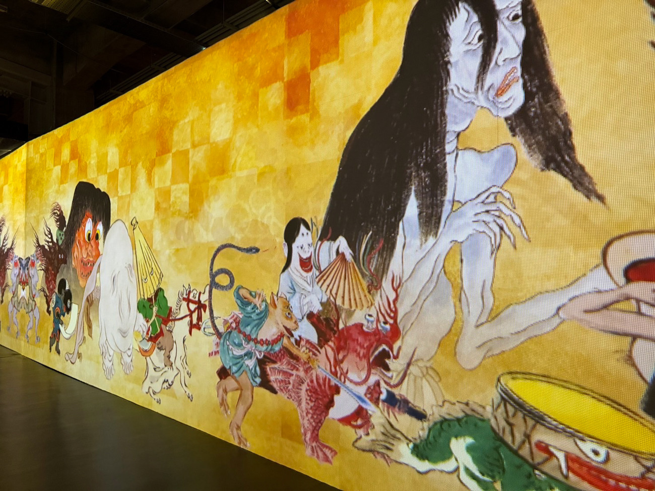 寺田倉庫G1ビル「動き出す妖怪展 TOKYO」会場