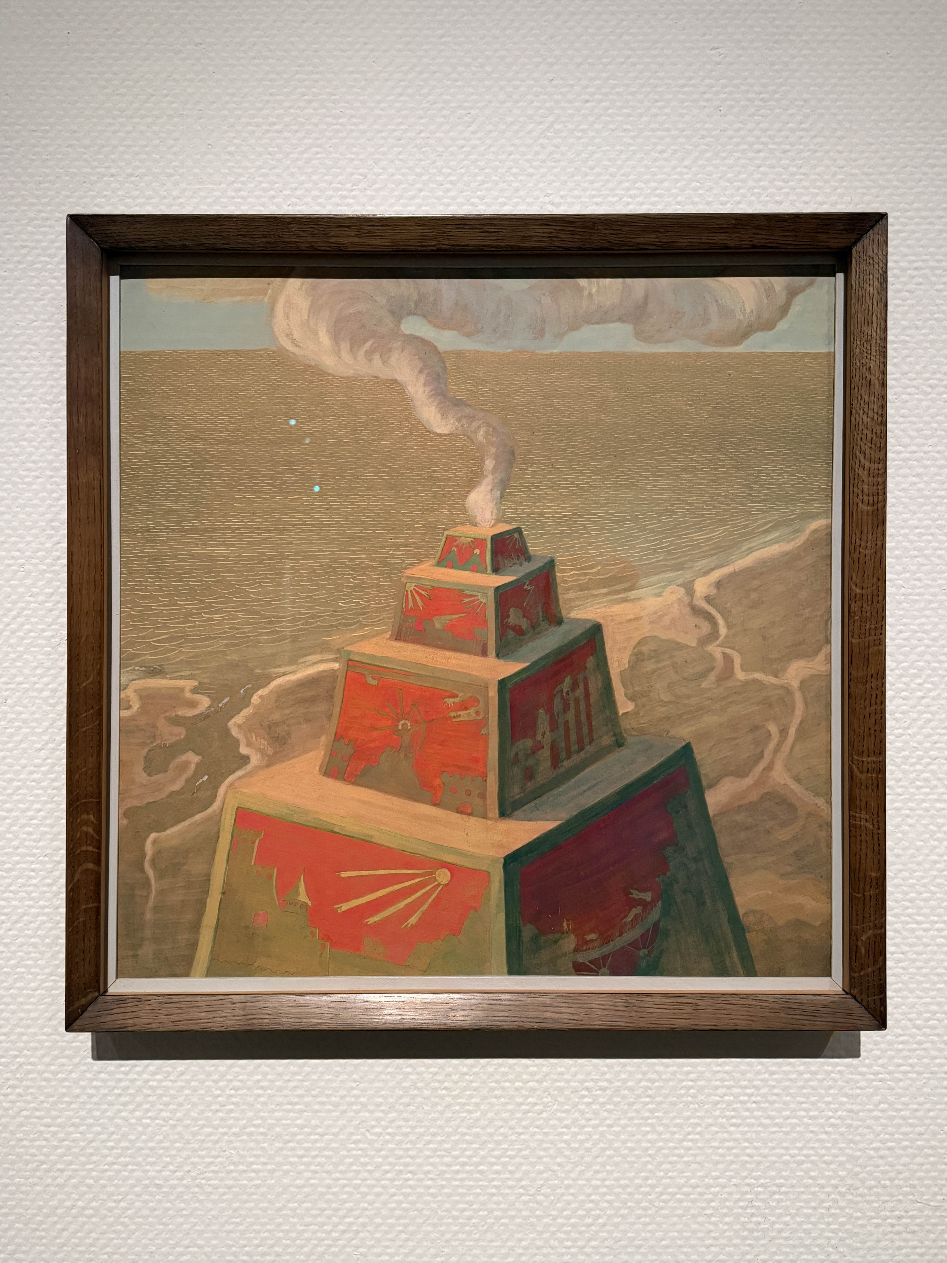 国立西洋美術館「チュルリョーニス展 内なる星図」会場より 《祭壇》1909年