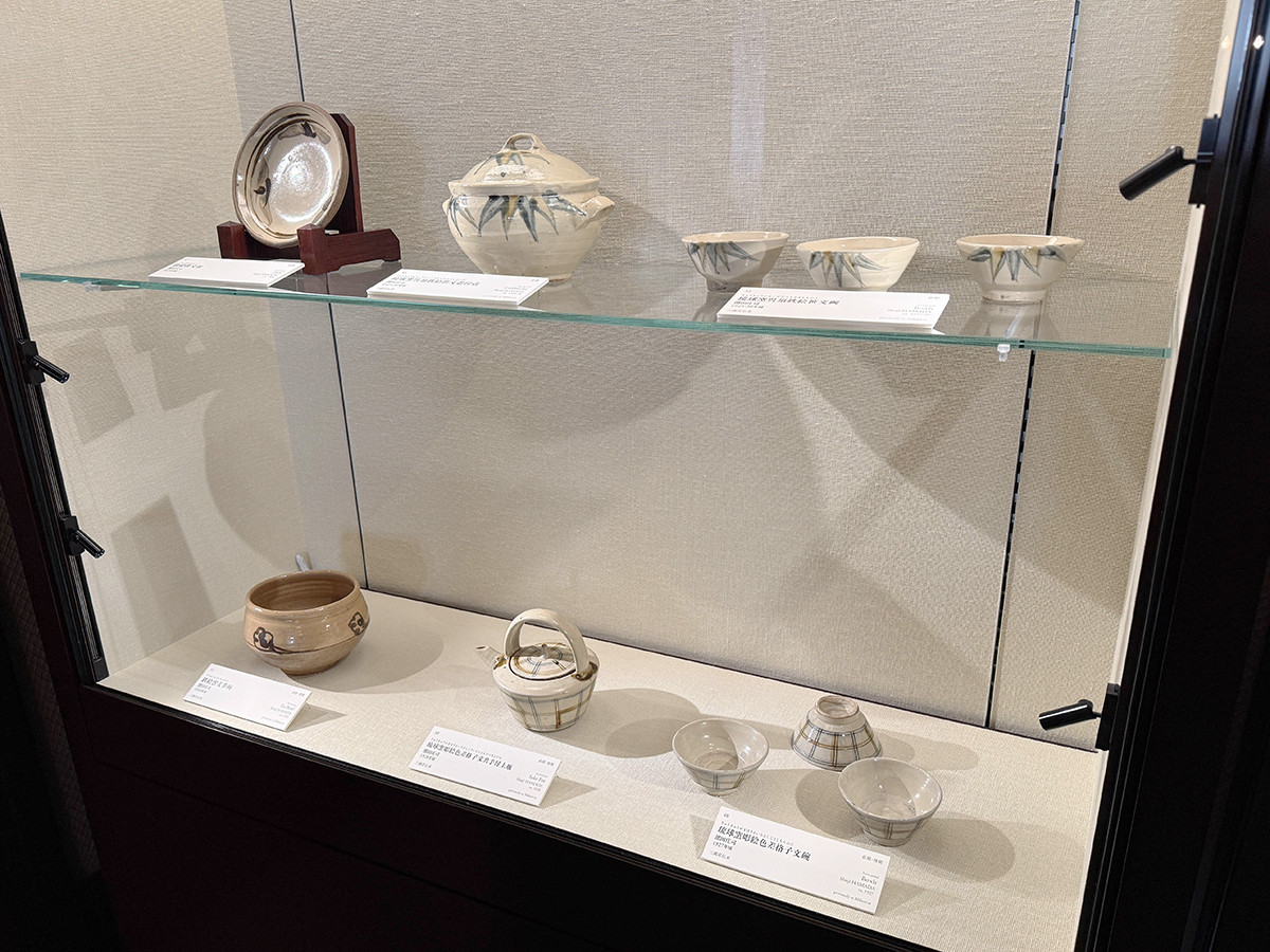 アサヒグループ大山崎山荘美術館「河井寬次郎と濱田庄司」会場より　第2章「民藝誕生」