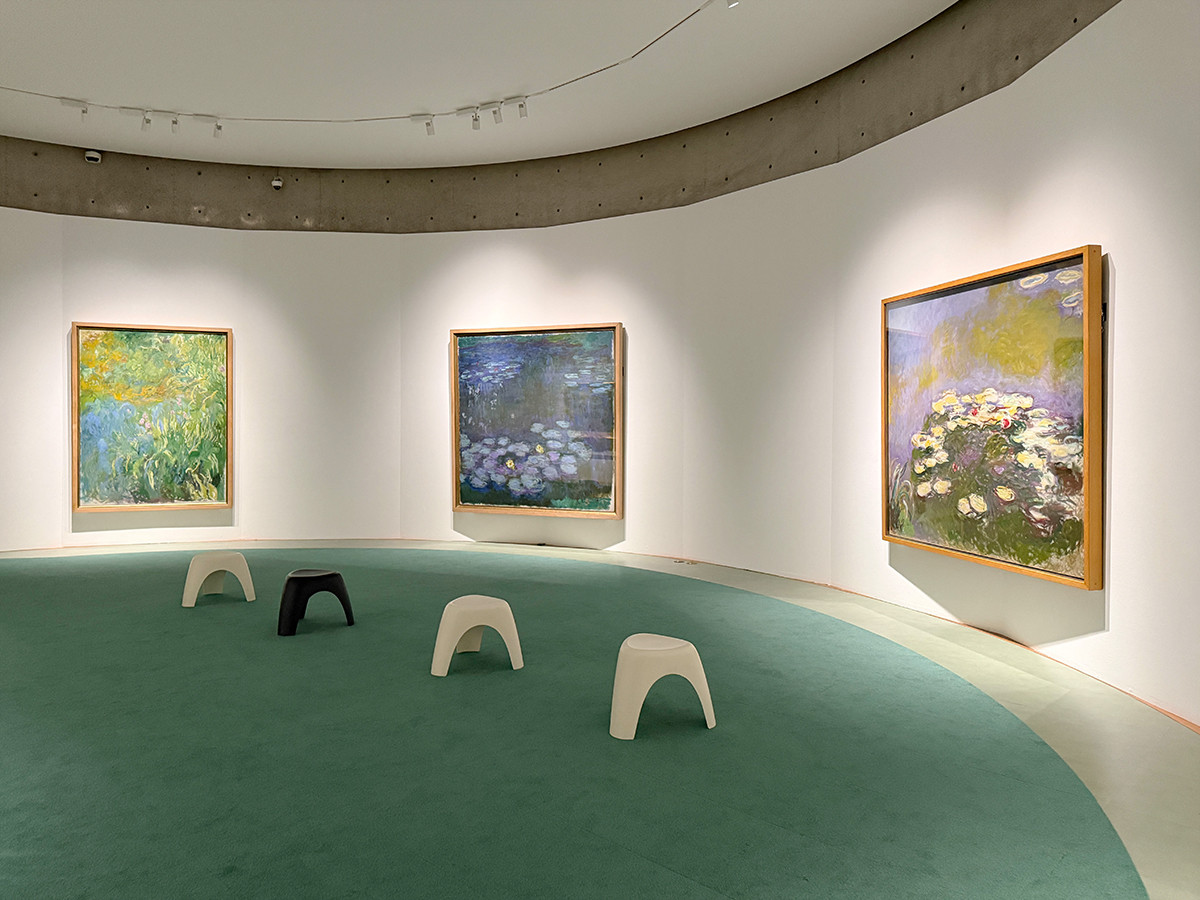 アサヒグループ大山崎山荘美術館「没後100年　クロード・モネ展」会場風景