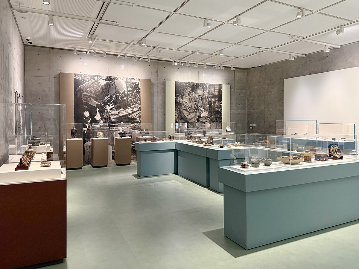 アサヒグループ大山崎山荘美術館「共鳴　河井寬次郎×濱田庄司」会場風景