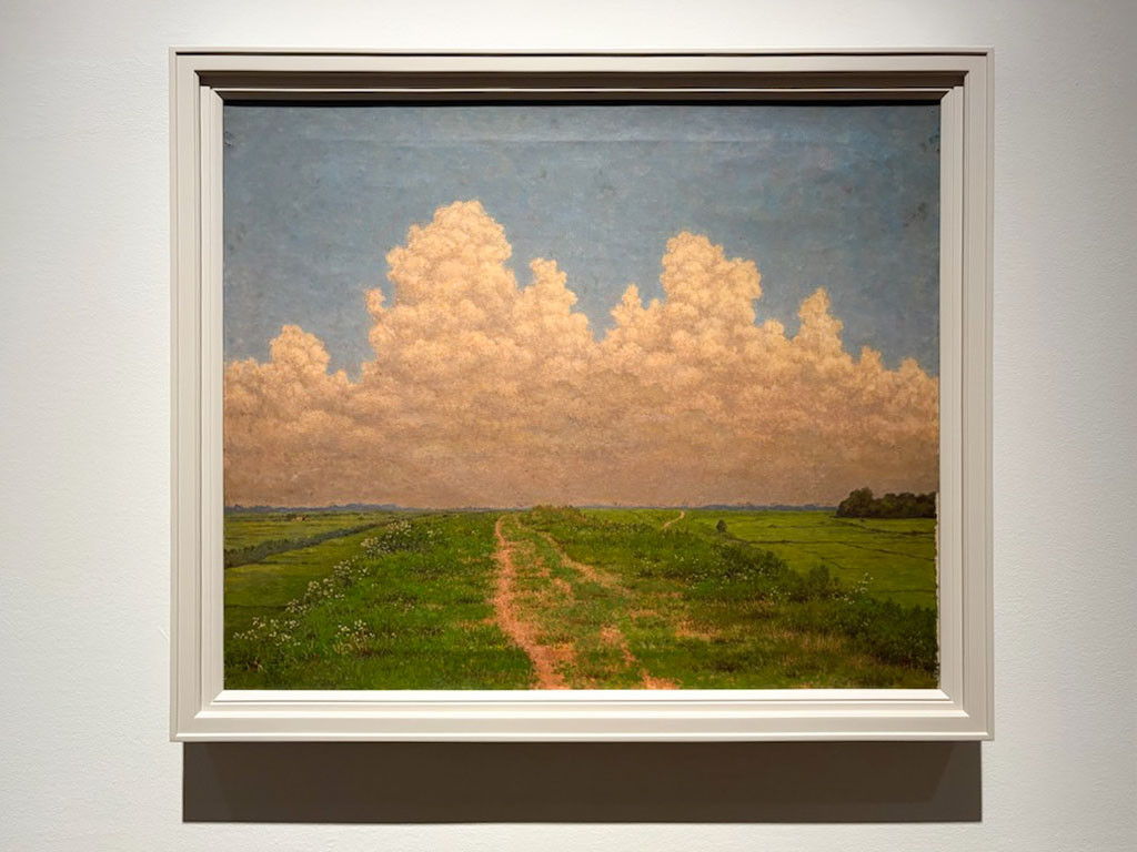 高島野十郎《夏雲》昭和23-34（1948-59）年　個人蔵