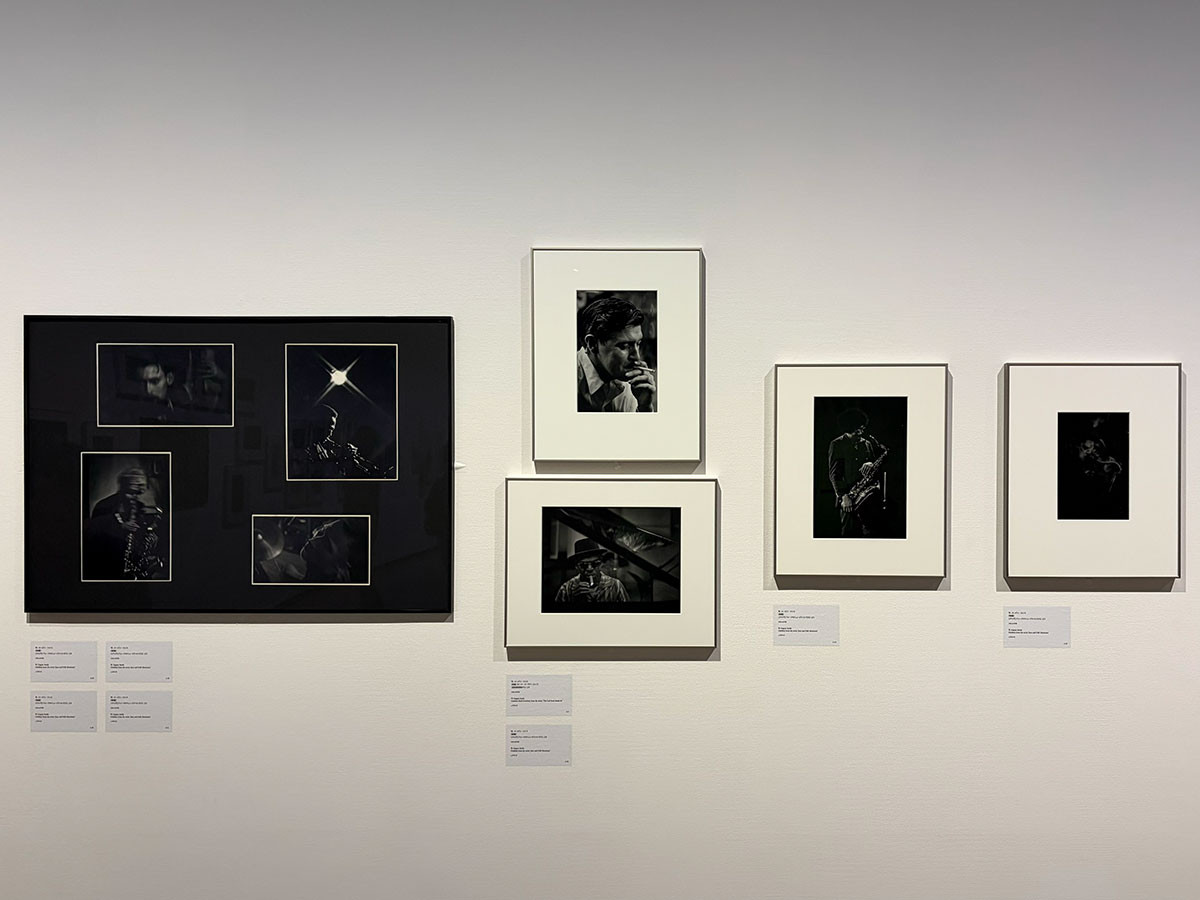 ロフト時代の展示風景（ジャズミュージシャン）