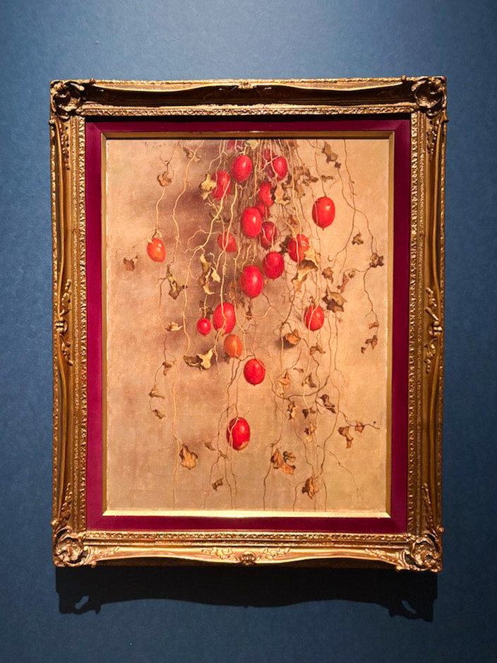 髙島野十郎《からすうり》昭和10（1935）年　福岡県立美術館