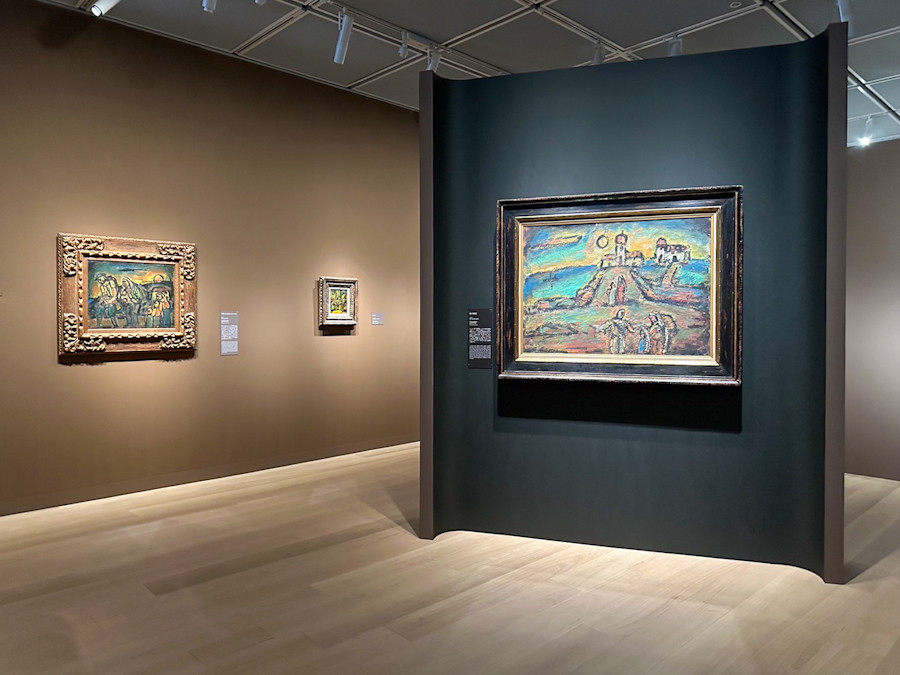 パナソニック汐留美術館「ジョルジュ・ルオー　アトリエの記憶」会場