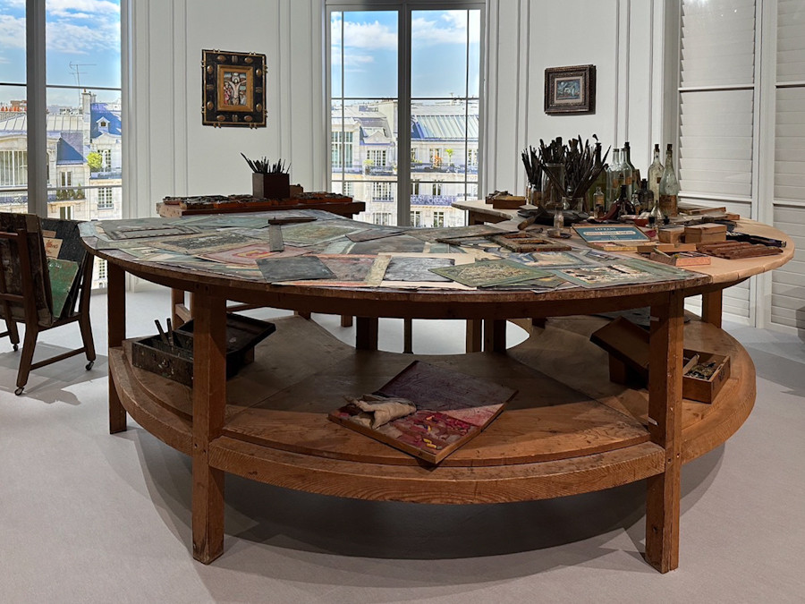 パナソニック汐留美術館「ジョルジュ・ルオー　アトリエの記憶」会場