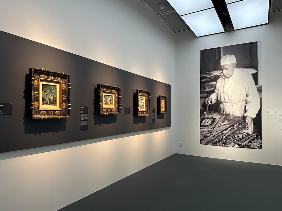 パナソニック汐留美術館「ジョルジュ・ルオー　アトリエの記憶」会場