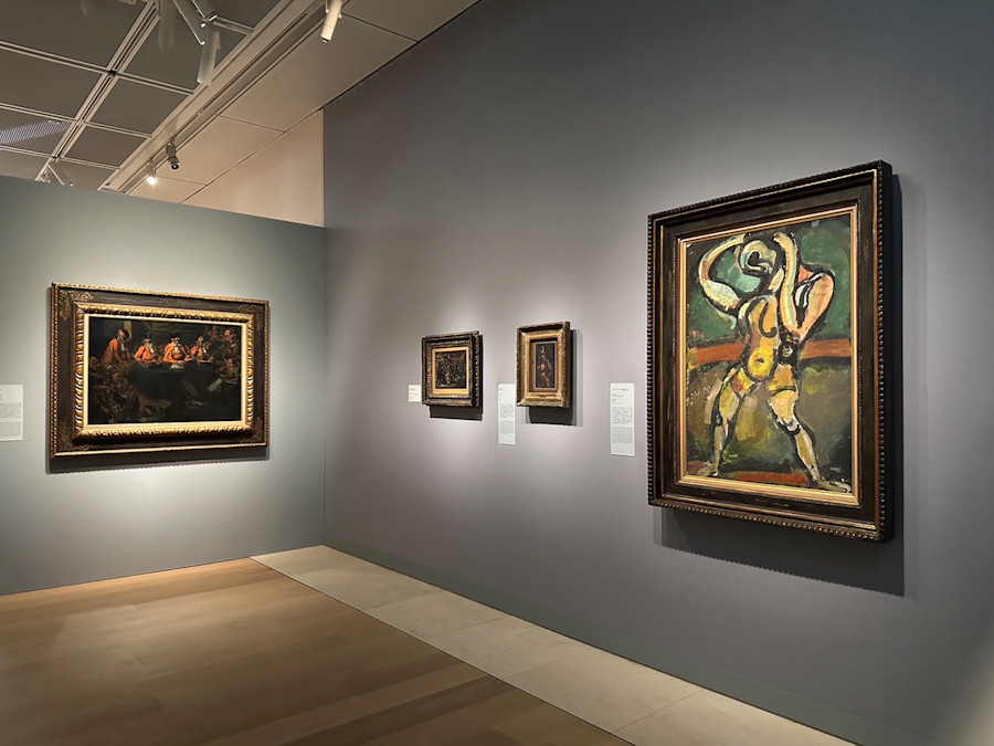 パナソニック汐留美術館「ジョルジュ・ルオー　アトリエの記憶」会場