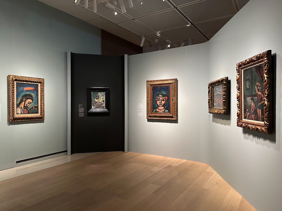 パナソニック汐留美術館「ジョルジュ・ルオー　アトリエの記憶」会場