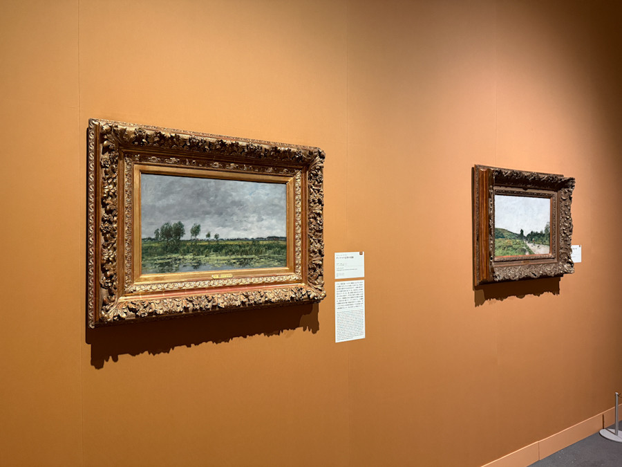 SOMPO美術館「ウジェーヌ・ブーダン展―瞬間の美学、光の探求」会場