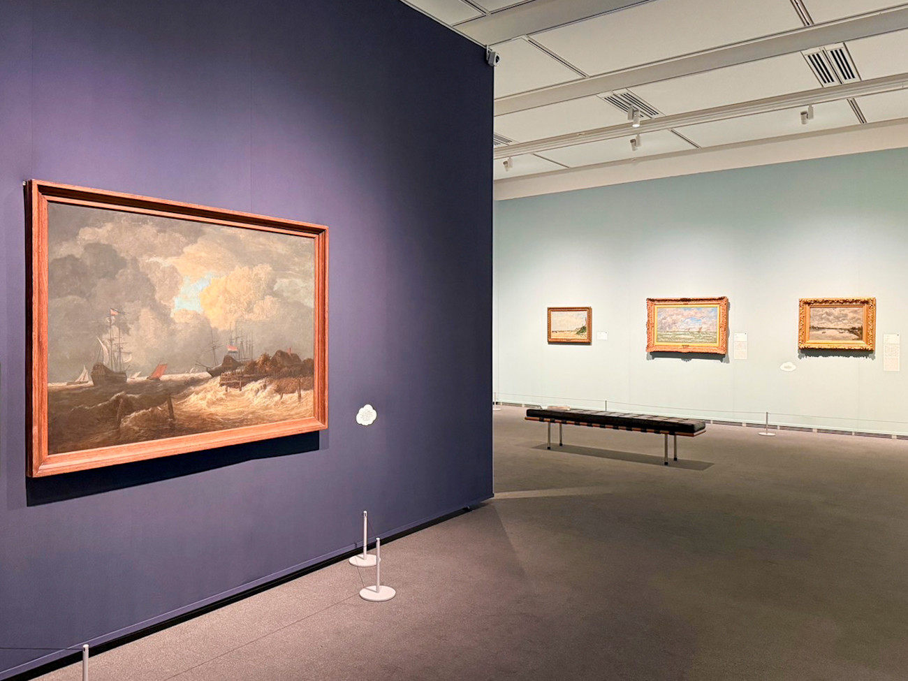 SOMPO美術館「ウジェーヌ・ブーダン展―瞬間の美学、光の探求」会場