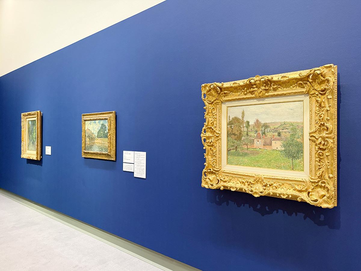 宇都宮美術館「ゴッホの跳ね橋と印象派の画家たち　ヴァルラフ＝リヒャルツ美術館所蔵」会場より　第3章「印象派】