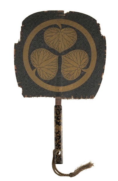 葵紋付網代軍配団扇　増善寺所蔵（静岡市歴史博物館寄託）