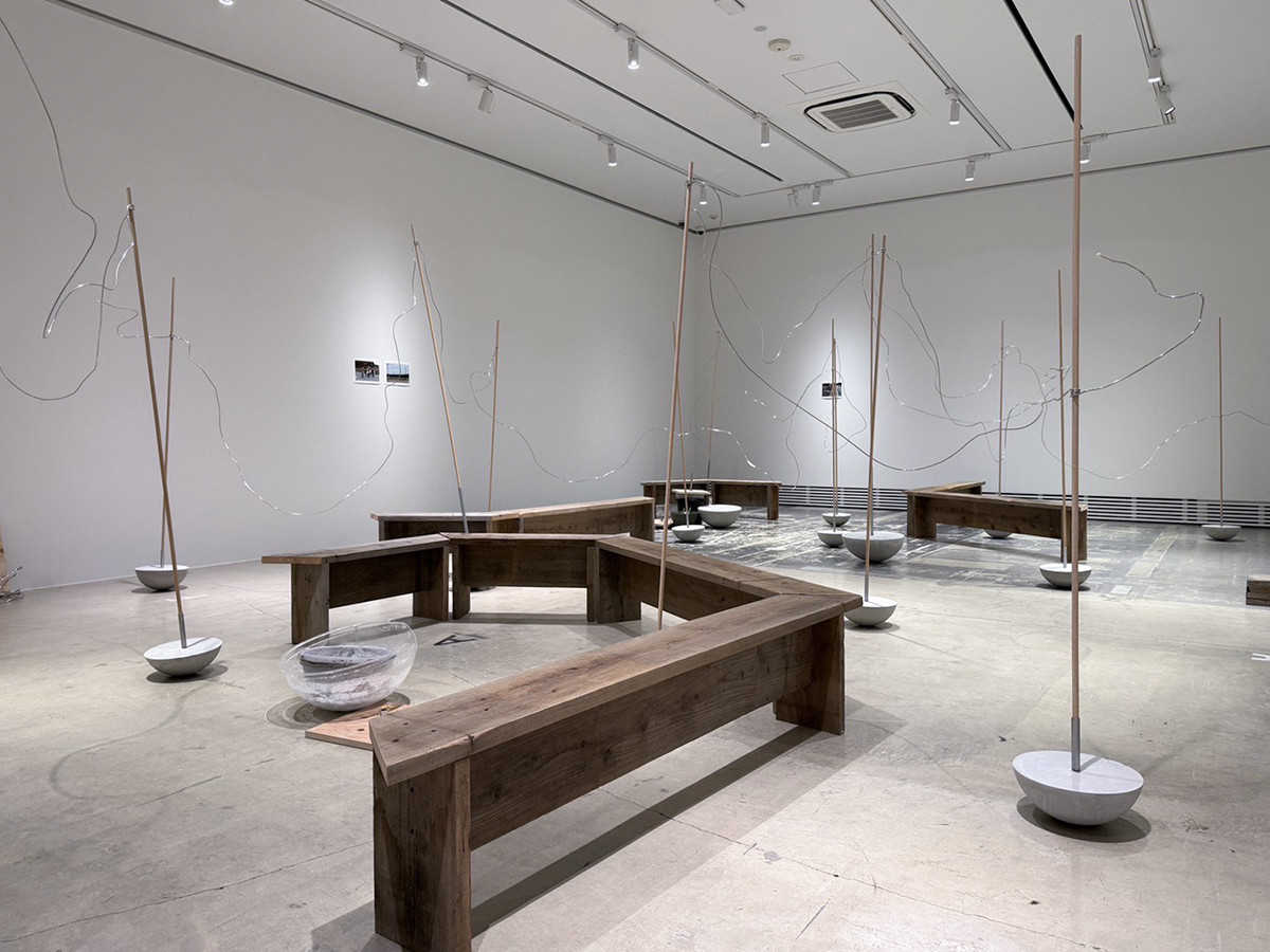 WHAT MUSEUM「波板と珊瑚礁 － 建築を遠くに投げる八の実践」会場