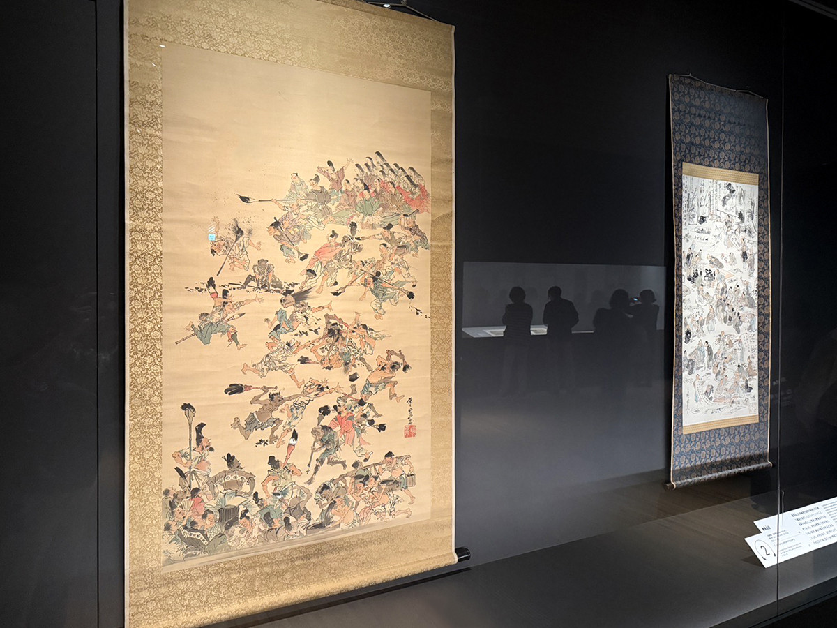 サントリー美術館「ゴールドマン コレクション 河鍋暁斎の世界」会場